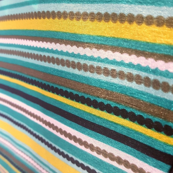 Kensie Dot Stripe Sleeveless Fit and Flare Dress - Picture 5 of 7